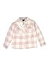 7 For All Mankind Checkered-gingham Pink Jacket Size 6X - photo 1