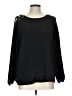 Papermoon Black Long Sleeve Blouse Size L - photo 1