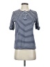Appleseeds 100% Cotton Blue Short Sleeve Top Size S (petite) - photo 1