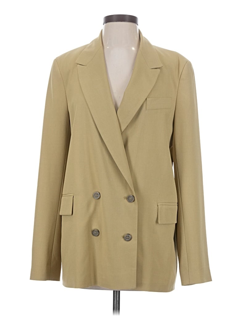 Pre-owned Topshop Blazer Jacket In Tan