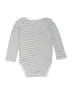 H&M 100% Baumwolle Stripes Silver Black Long Sleeve Onesie Size 4T - photo 2