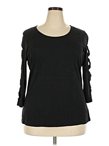 Denim 24/7 3/4 Sleeve Top (view 1)