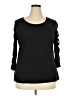 Denim 24/7 Black 3/4 Sleeve Top Size 18 - photo 1