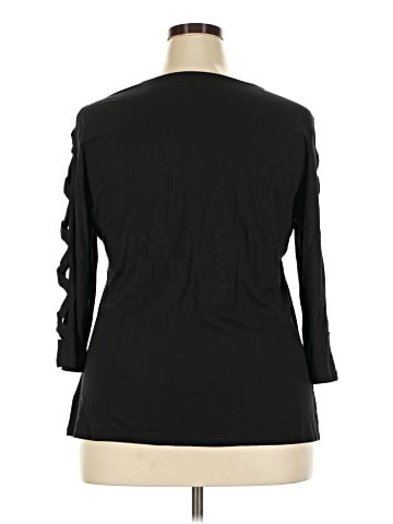 Denim 24/7 3/4 Sleeve Top (view 2)