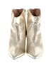 Express Metallic Gold Ankle Boots Size 7 - photo 2