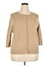 Talbots 100% Cotton Tan Cardigan Size 2X - photo 1