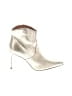 Express Metallic Gold Ankle Boots Size 7 - photo 1