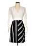 Maje Stripes Ivory Cocktail Dress Size Lg (3) - photo 1