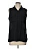 Who What Wear 100% Polyester Black Sleeveless Blouse Size L - photo 1