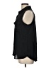 Who What Wear 100% Polyester Black Sleeveless Blouse Size L - photo 5