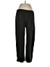 Eileen Fisher 100% Silk Solid Black Track Pants Size S - photo 1
