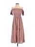 Blush 100% Polyester Brown Casual Dress Size S - photo 1