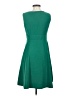 Nine West 100% Polyester Solid Green Cocktail Dress Size 2 - photo 2