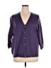 Lands' End Purple Cardigan Size 1X - photo 1