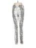 Zara Animal Print Silver Casual Pants Size 6 - photo 2