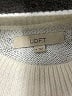 Ann Taylor LOFT Ivory Pullover Sweater Size M - photo 7