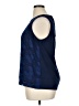Gibson 100% Polyester Blue Sleeveless Top Size XL - photo 5
