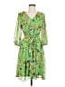 DKNY Tropical Green Cocktail Dress Size 6 - photo 1