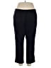Lands' End Solid Black Casual Pants Size 16 - photo 1