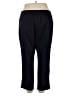 Lands' End Solid Black Casual Pants Size 16 - photo 2