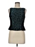 JS Collections 100% Acetate Teal Sleeveless Blouse Size 8 - photo 1
