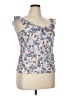 Ann Taylor LOFT Outlet Blue Sleeveless Blouse Size XL - photo 1
