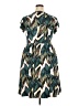 Assorted Brands Print Teal Casual Dress Size 2X - photo 2