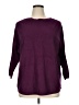 Cable & Gauge Purple Pullover Sweater Size 1X - photo 1