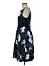 Jacqui-E Floral Blue Cocktail Dress Size 8 - photo 5