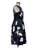 Jacqui-E Floral Blue Cocktail Dress Size 8 - photo 4
