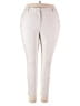 H&M Solid Ivory Casual Pants Size 18 - photo 1