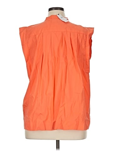 Banana Republic Factory Store Sleeveless Button-Down Shirt (view 2)