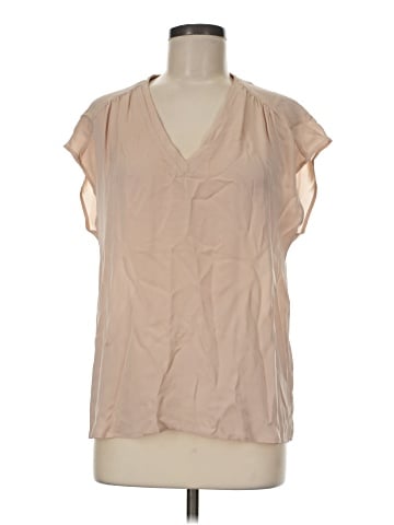 Joie Short Sleeve Silk Top (view 1)