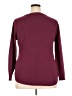 Pink Clover 100% Polyester Burgundy Pullover Sweater Size 2X - photo 2