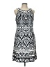 Hale Bob Print Blue Cocktail Dress Size L - photo 1
