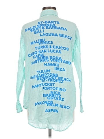 Sundry Long Sleeve Button-Down Shirt (view 2)