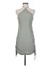 Le Lis 100% Polyester Solid Gray Casual Dress Size S - photo 1
