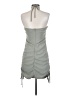 Le Lis 100% Polyester Solid Gray Casual Dress Size S - photo 2