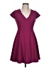 B. Darlin Solid Burgundy Cocktail Dress Size 11 - 12 - photo 1