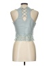 Mittoshop Blue Sleeveless T-Shirt Size L - photo 2
