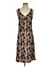Jessica Paisley Brown Cocktail Dress Size XS (estimated) - photo 1
