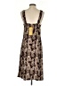 Jessica Paisley Brown Cocktail Dress Size XS (estimated) - photo 2