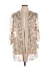 R&M Richards 100% Polyester Tan Kimono Size 16 - photo 1