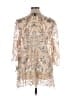 R&M Richards 100% Polyester Tan Kimono Size 16 - photo 2