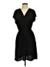Halogen 100% Polyester Solid Black Casual Dress Size S - photo 1