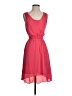 Express 100% Polyester Solid Pink Cocktail Dress Size XS - photo 1