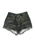 Unbranded 100% Cotton Camo Green Shorts Size M - photo 1