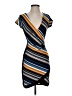 Almost Famous Stripes Blue Cocktail Dress Size S - photo 1