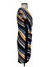 Almost Famous Stripes Blue Cocktail Dress Size S - photo 4