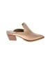 Sbicca 100% Leather Tan Mule/Clog Size 8 - photo 1